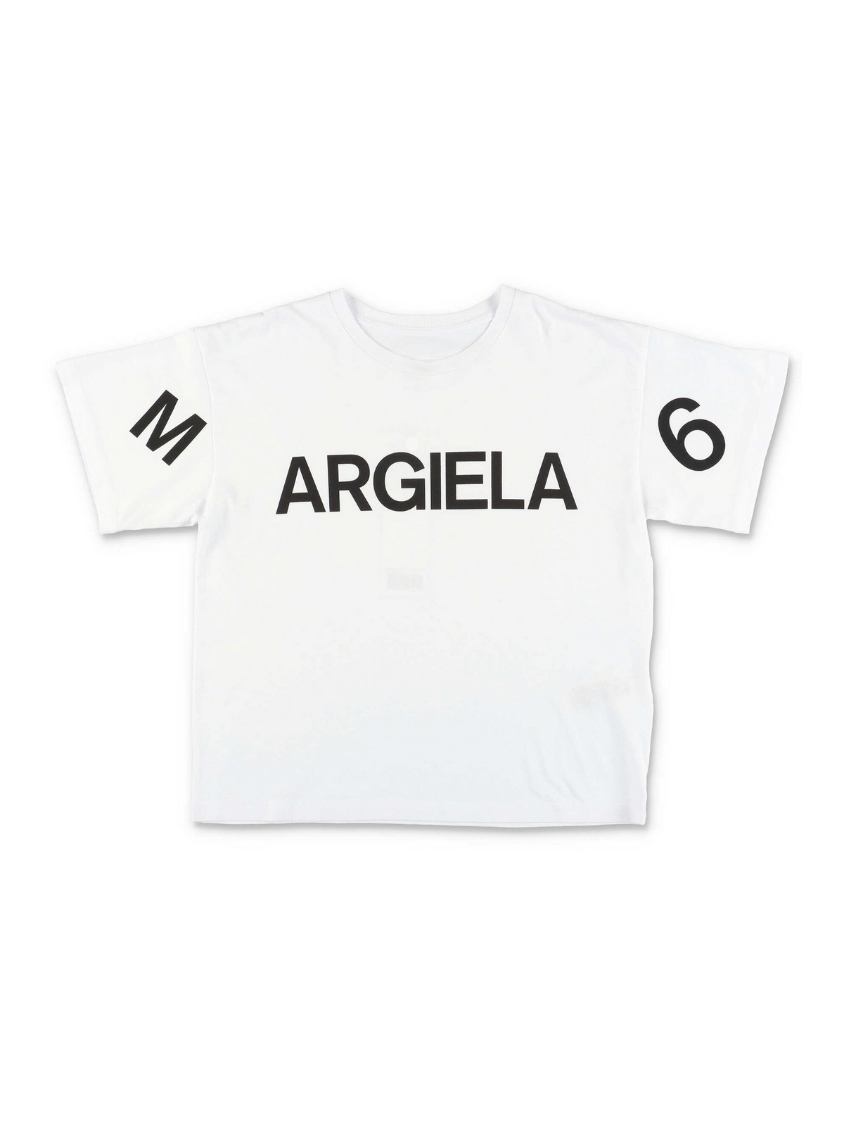 T-shirts MM6 Maison Margiela - White cotton jersey t-shirt