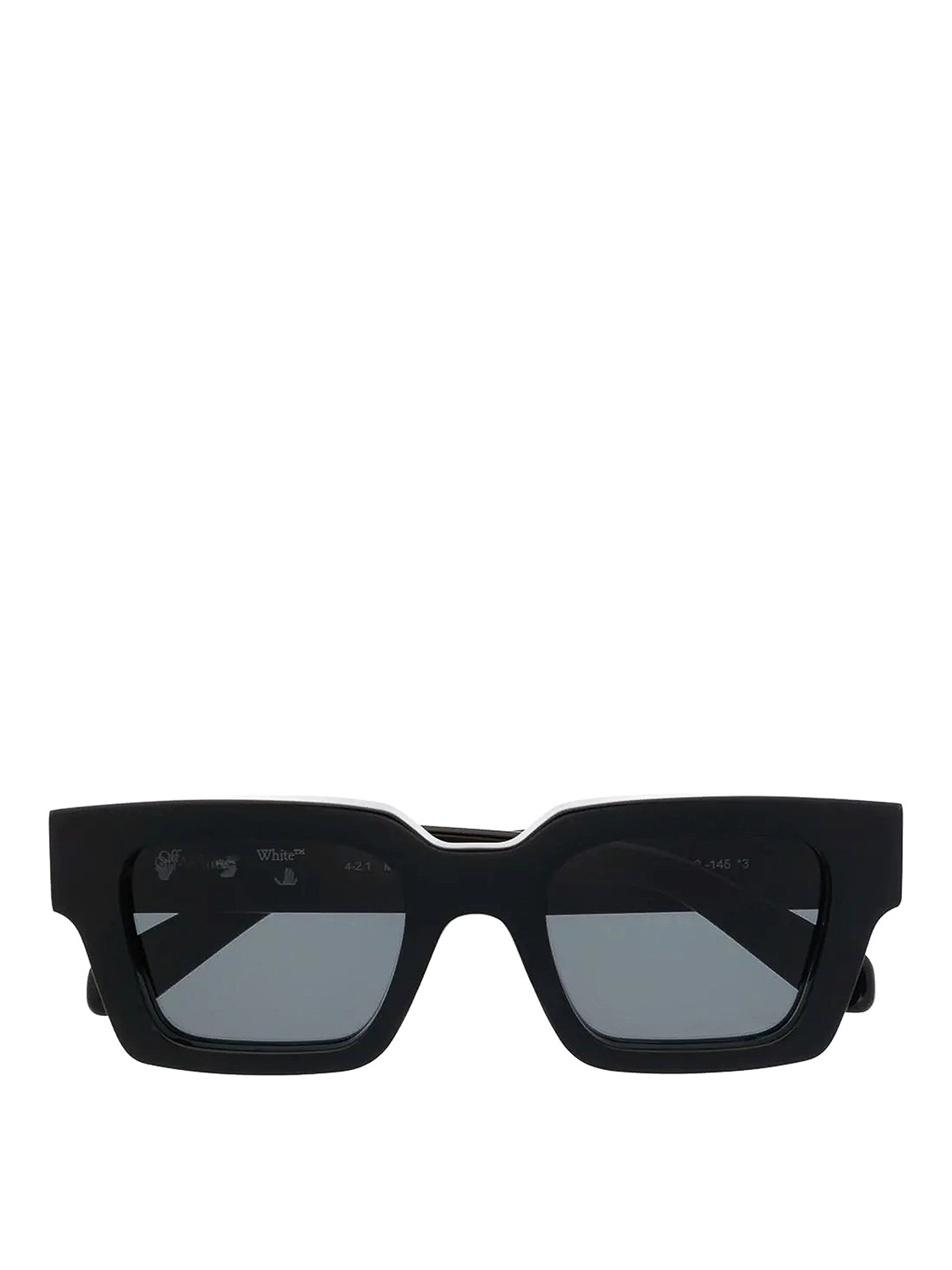 Shop Off-white Virgil Square-frame Sunglasses In Black