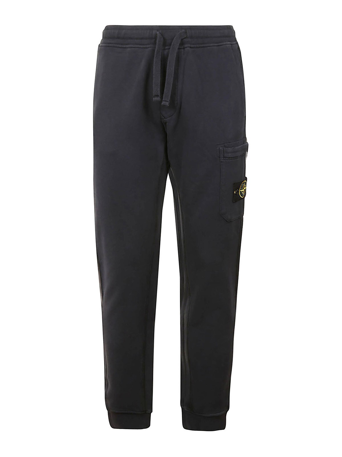 Pantalon homme Stone Island en molleton de coton Marine