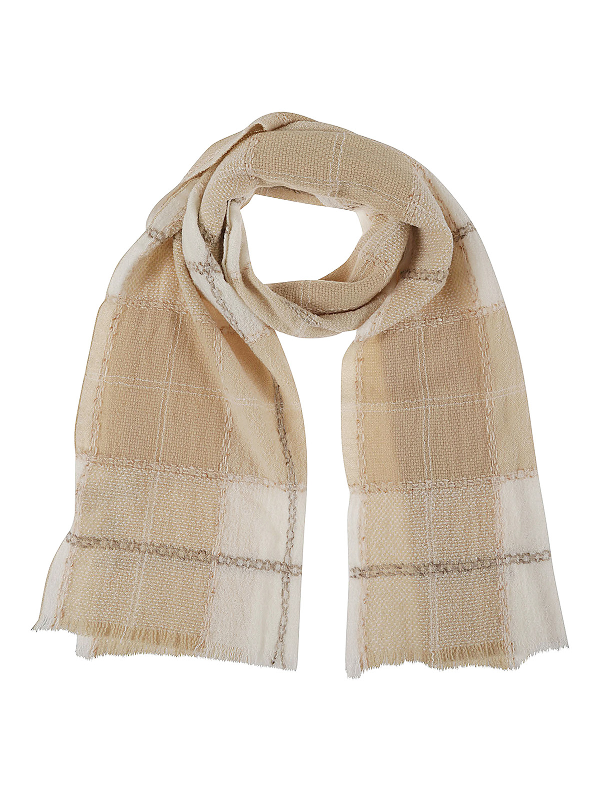 Andrea's Cashmere And Silk Stole In Beis