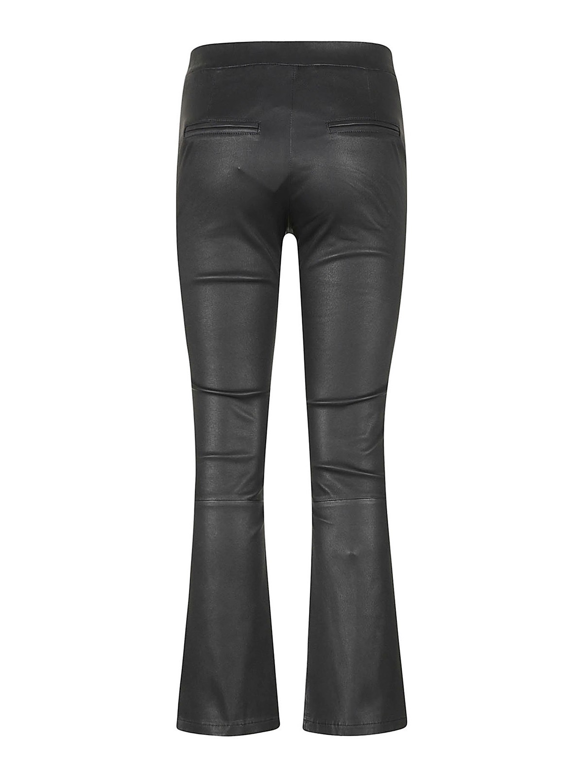 Leather trousers Arma - Flared nappa leather trousers - LIVELYNIGHT