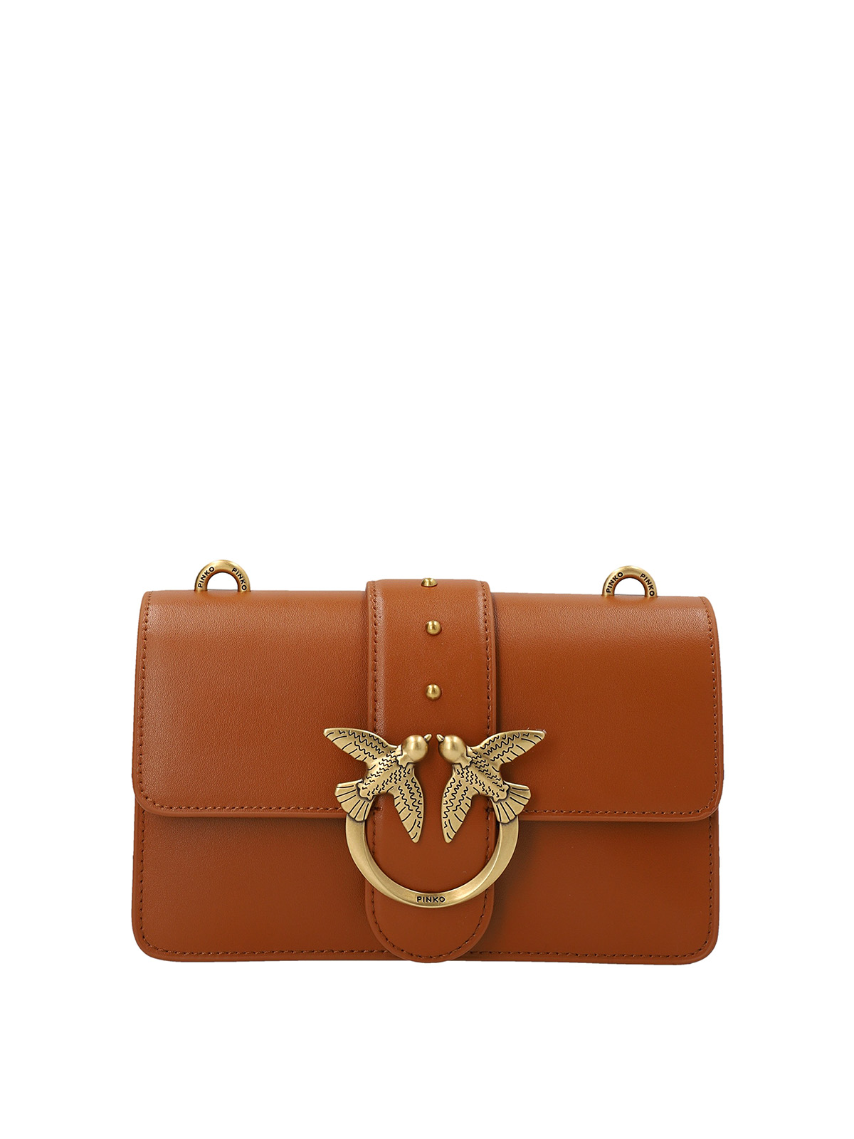 Pinko Love Mini Icon Simply 15 Classic bag - Brown|1P22TZY5H7L58Q