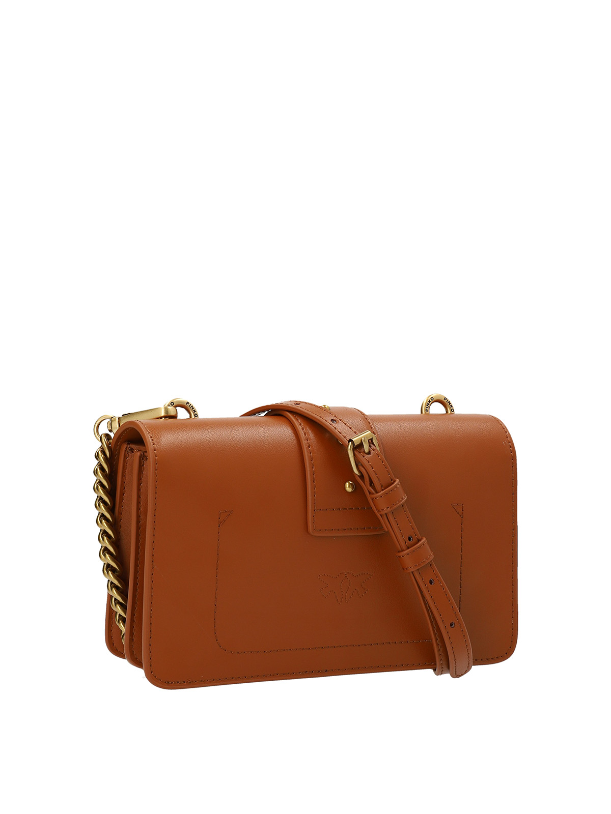 Pinko Love Mini Icon Simply 15 Classic bag - Brown|1P22TZY5H7L58Q