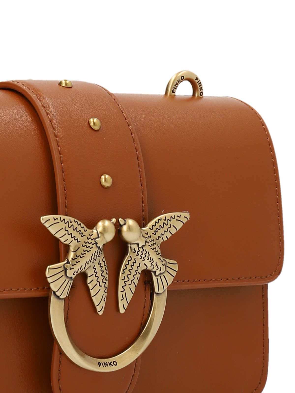 Pinko Love Mini Icon Simply 15 Classic bag - Brown|1P22TZY5H7L58Q