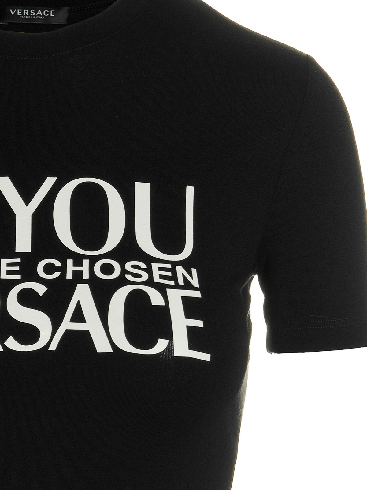 Shop Versace Camiseta - I Love You In Black