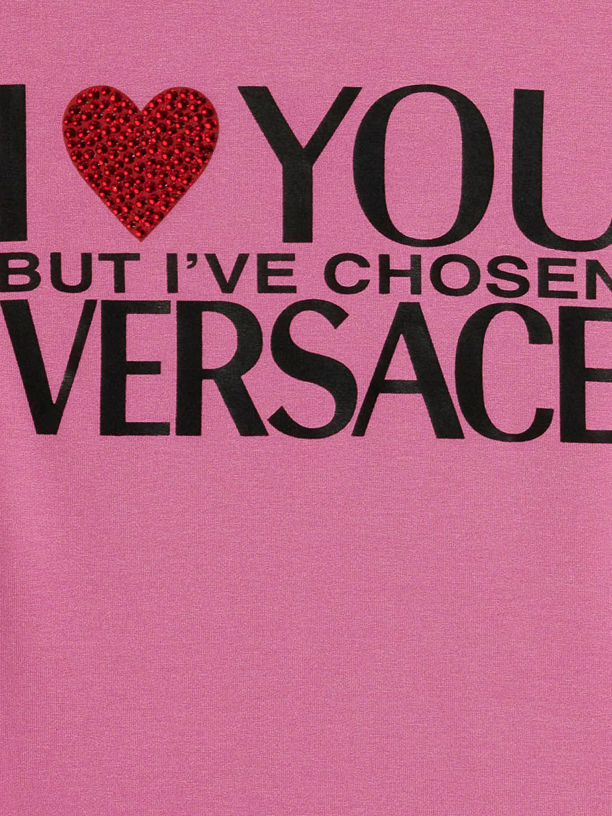 Shop Versace Camiseta - I Love You In Rosado