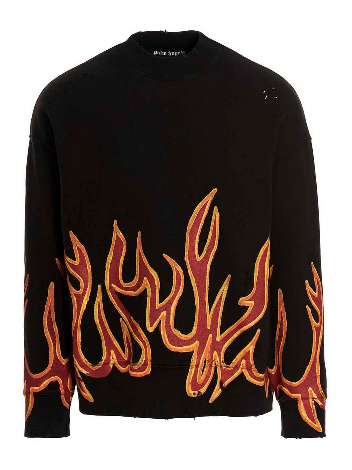 Sweatshirts & Sweaters Palm Angels - Gd Graffiti Flames sweatshirt