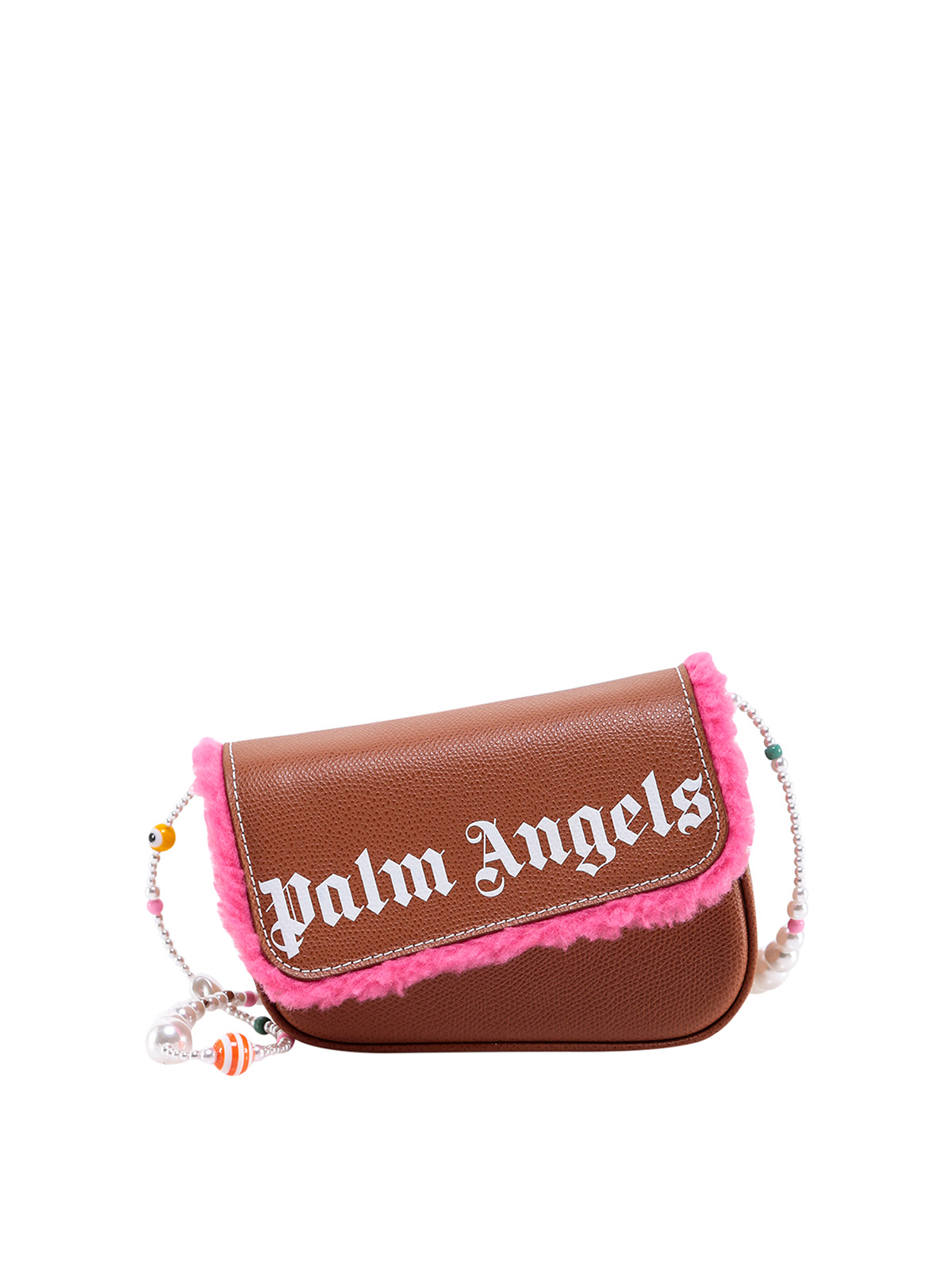 Palm Angels クロスボディバッグ - ブラウン|PWNQ010F22LEA0026001