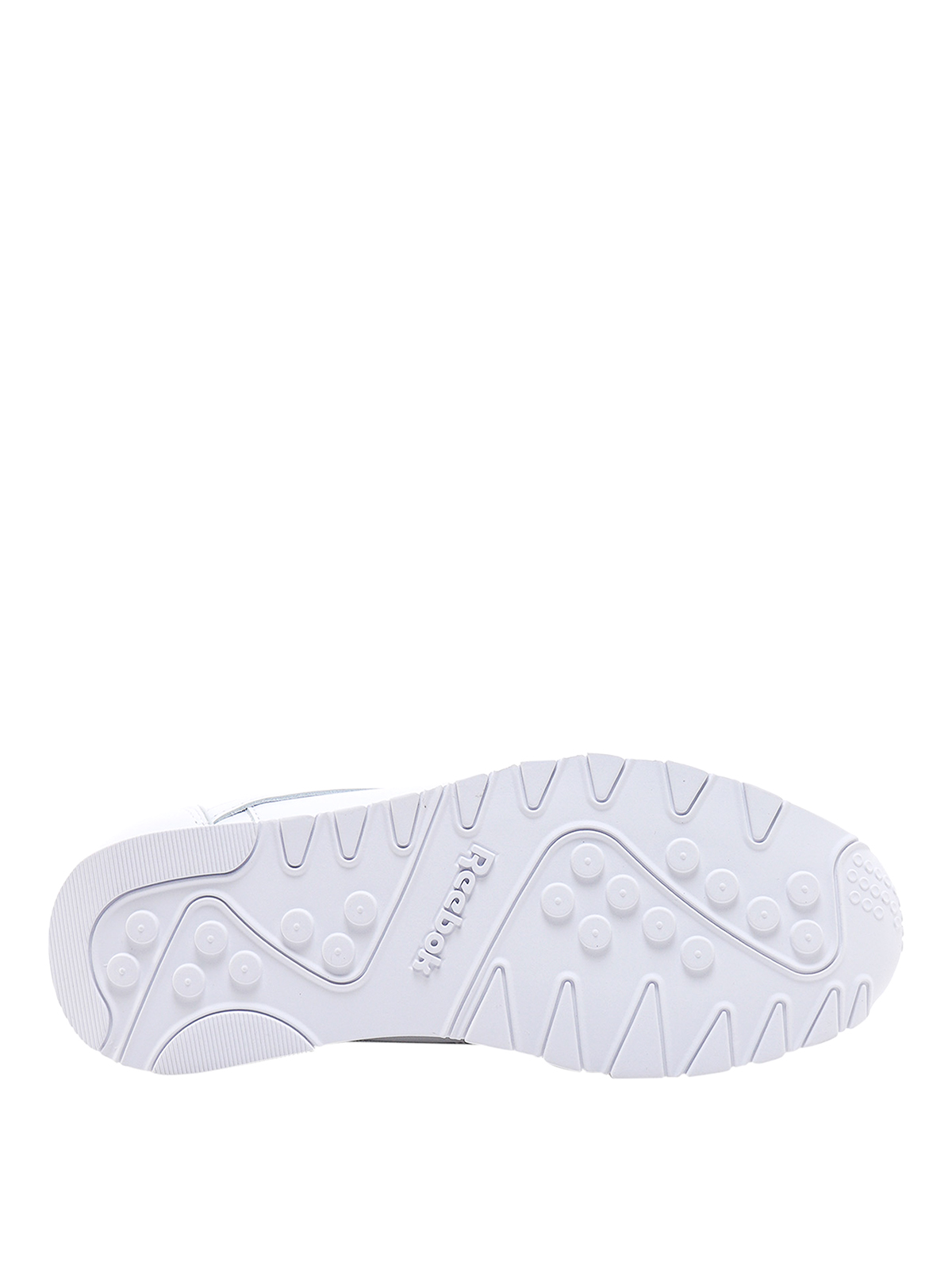 Shop Reebok Leather Sneakers In White