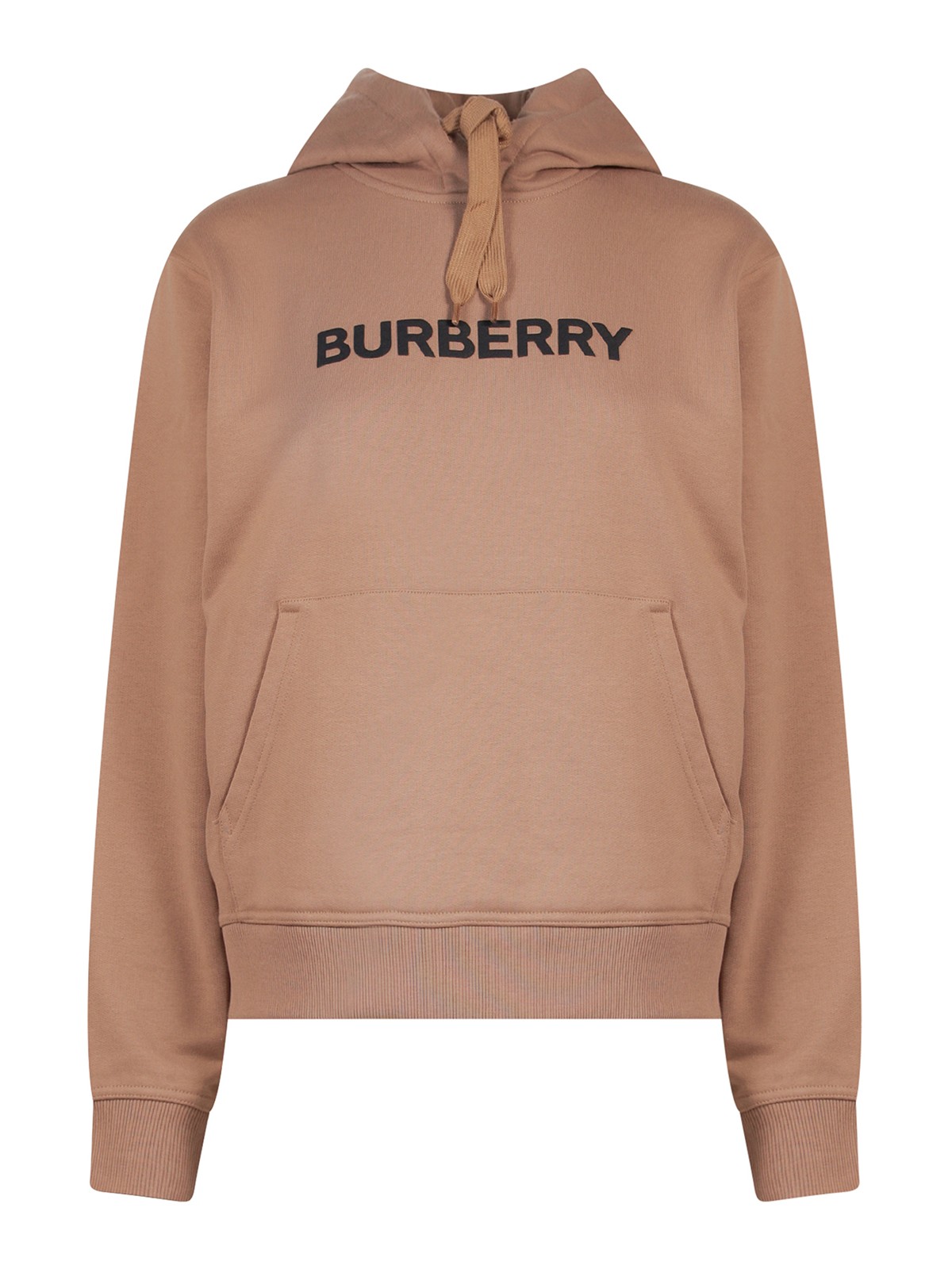 BURBERRY - Logo Cotton Hoodie