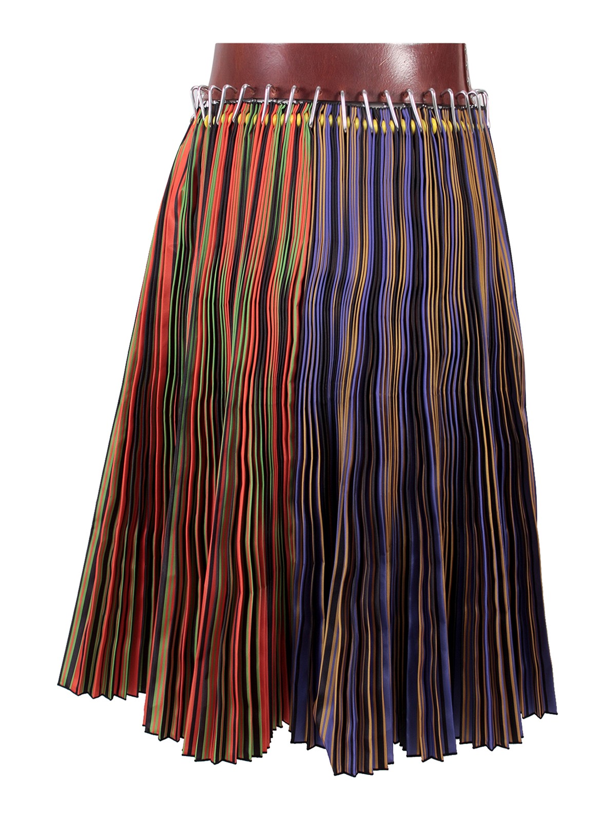 Jupe midi en coton Arielle Multicolore M. A. B. E - Femme | Place des Tendances