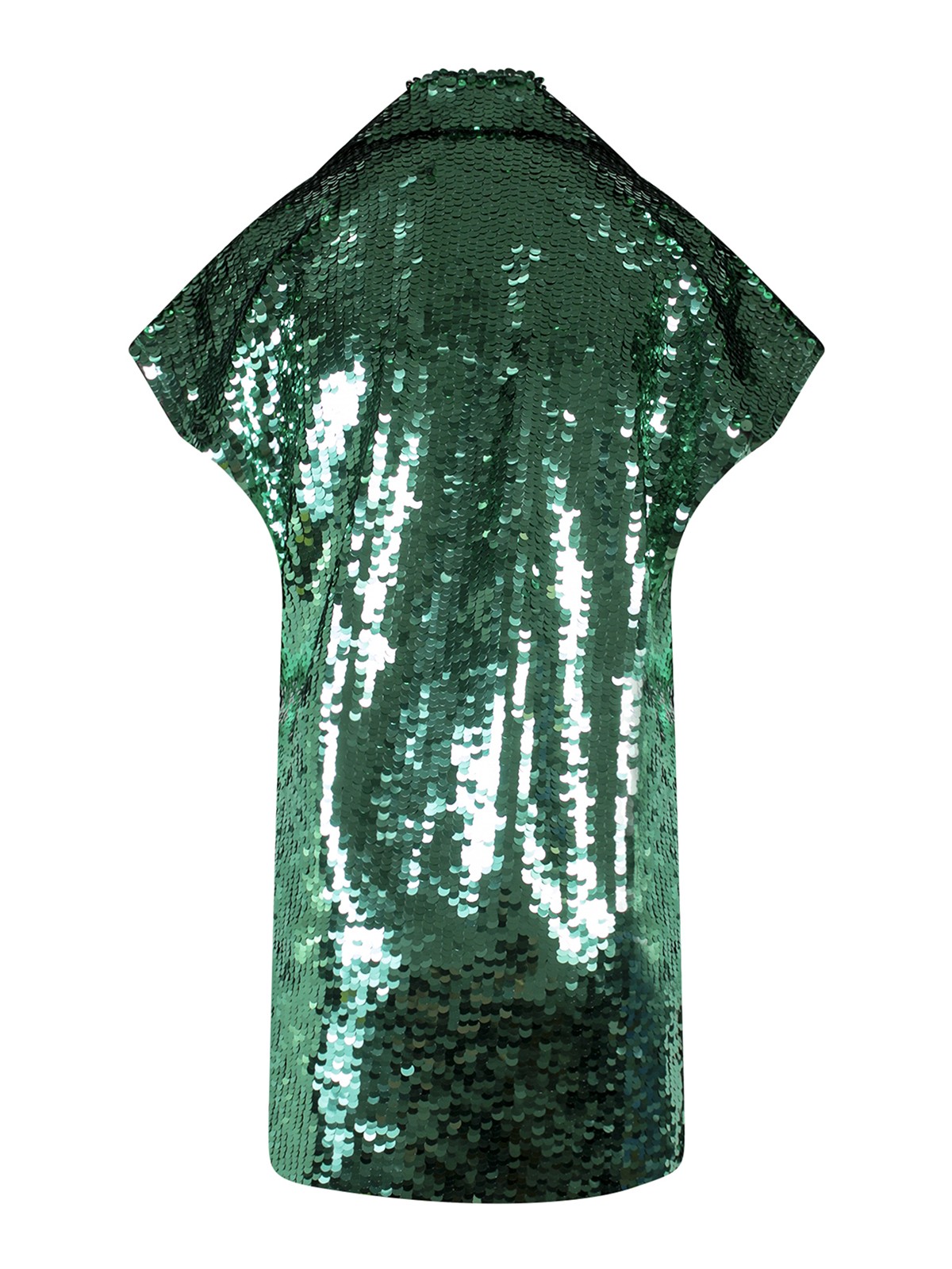 Erika Cavallini Wrapped sequined dress - Green - Women|P2WV02Q40
