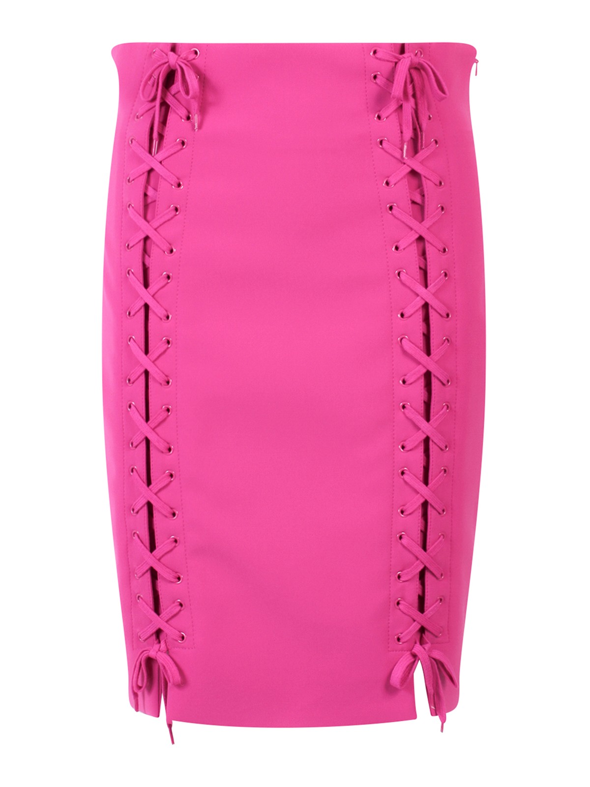 Shop Moschino Jersey Skirt In Pink