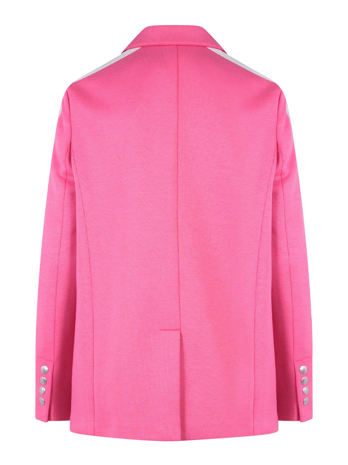 Shop Palm Angels Cotton Blazer With Iconic Lateral Bands In Pink