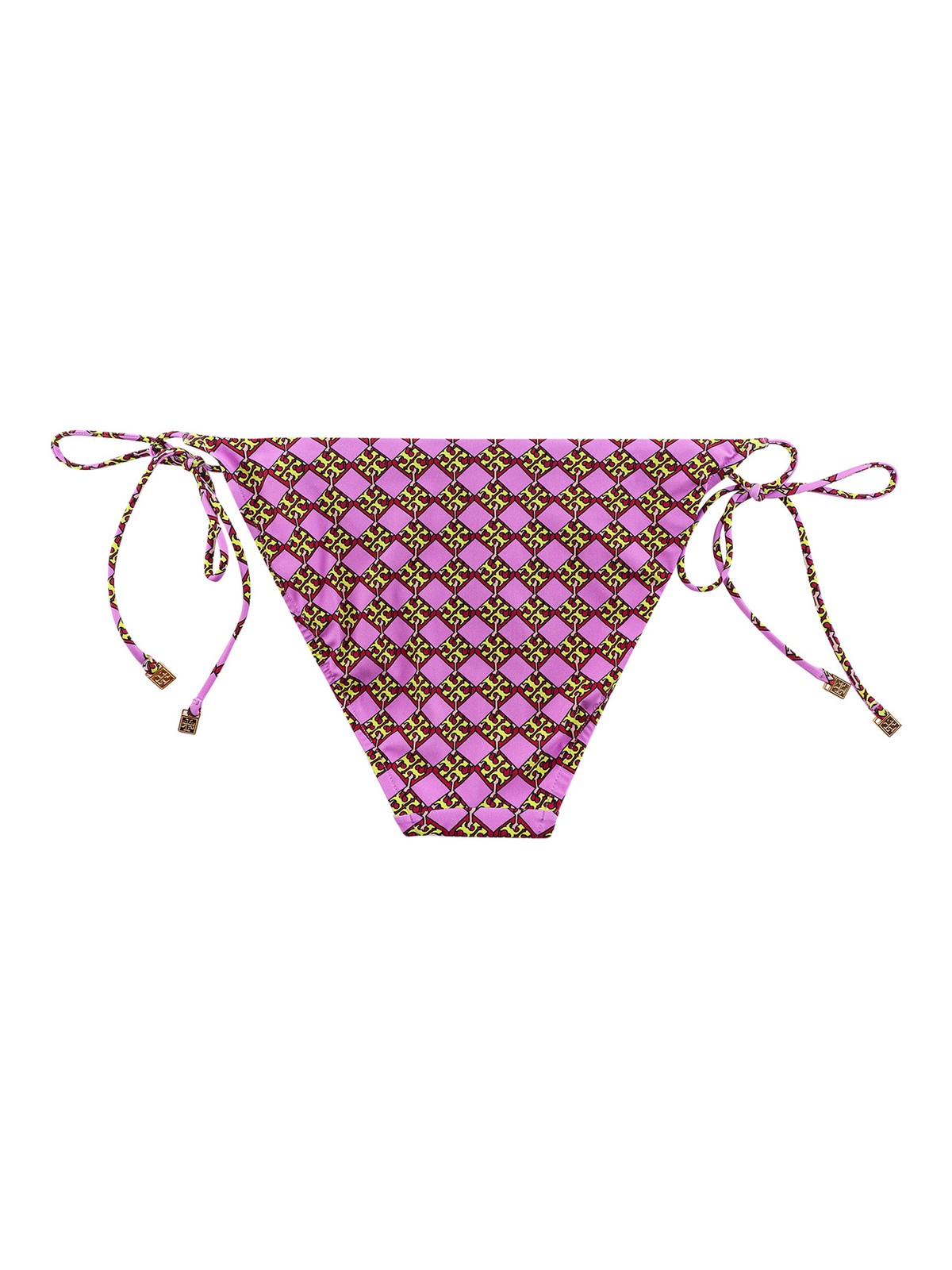 Shop Tory Burch Bikini Slip With Print In Multicolor