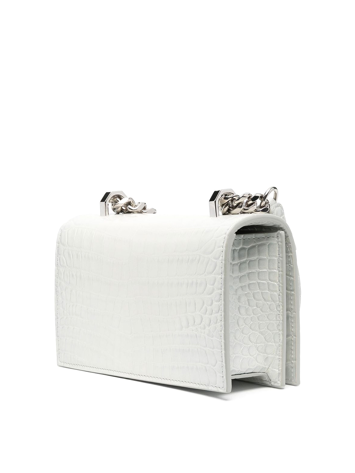 Alexander McQueen Four Ring Embellished Clutch