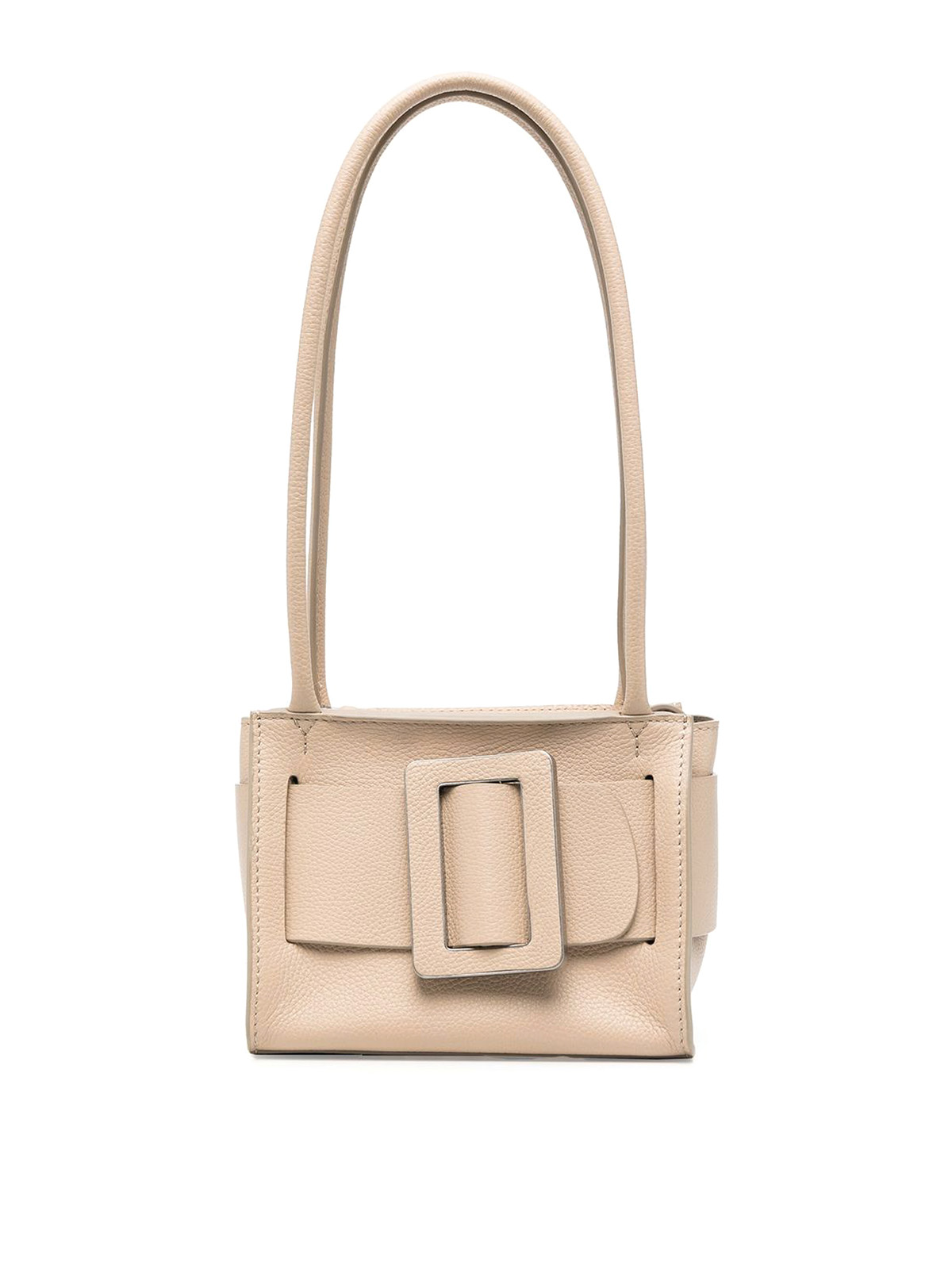 Shop Boyy Bobby 18 Leather Shoulder Bag In Beis