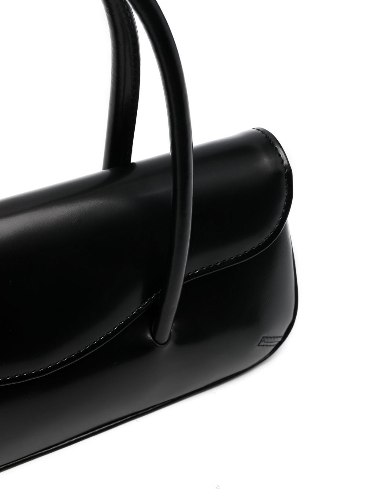 COMME des GARCONS LEATHER FLAP TOTE BAG