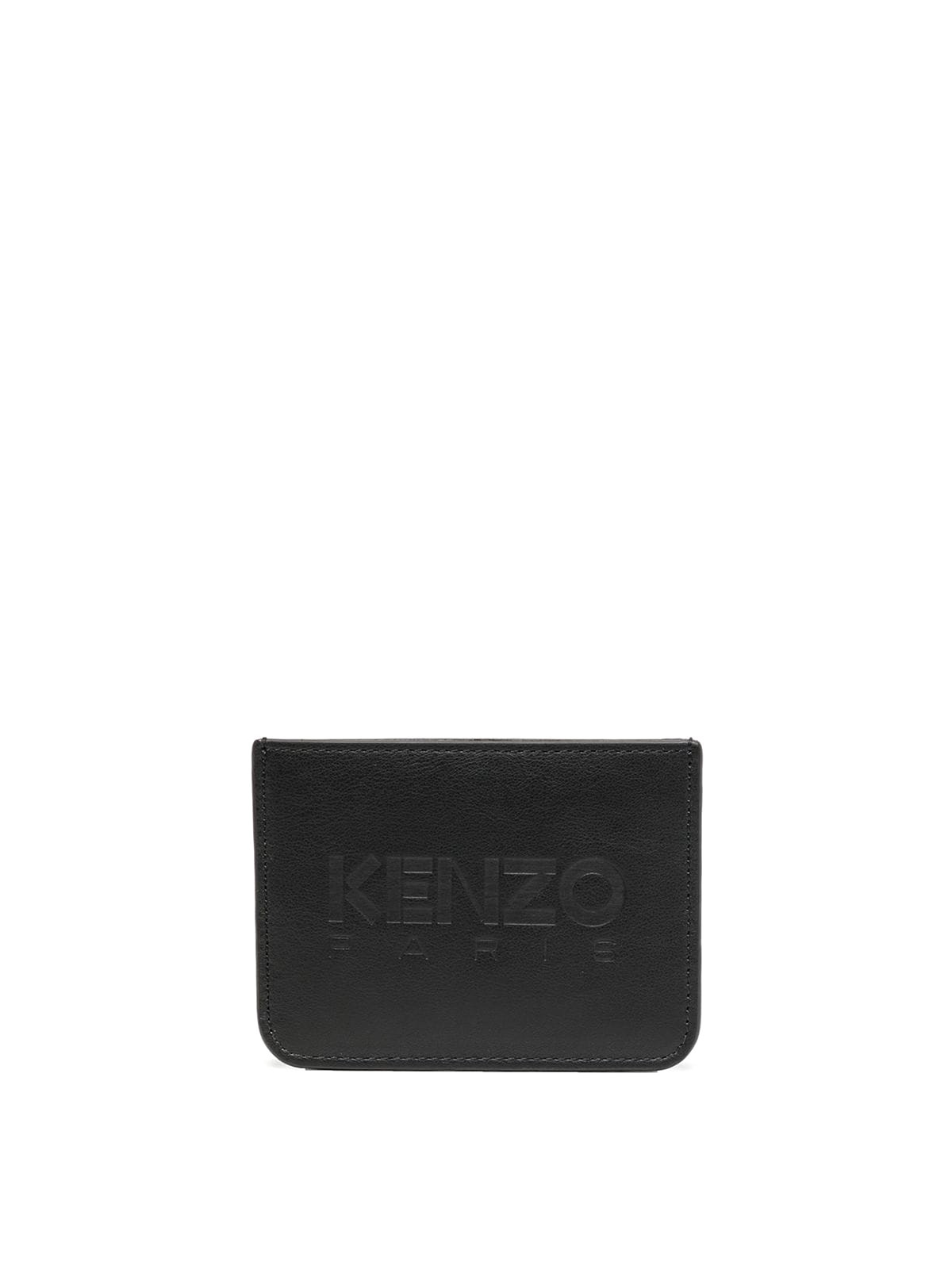 Kenzo Paris Card Holder In Black