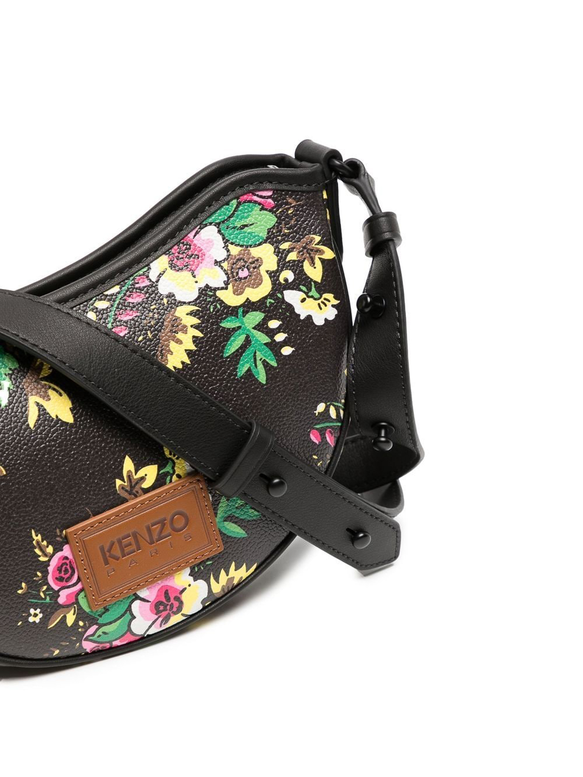 Kenzo Pop bouquet shoulder bag - Black - Women | FC62SA705B0499 Kenzo Pop bouquet shoulder bag - Black - Women | FC62SA705B0499