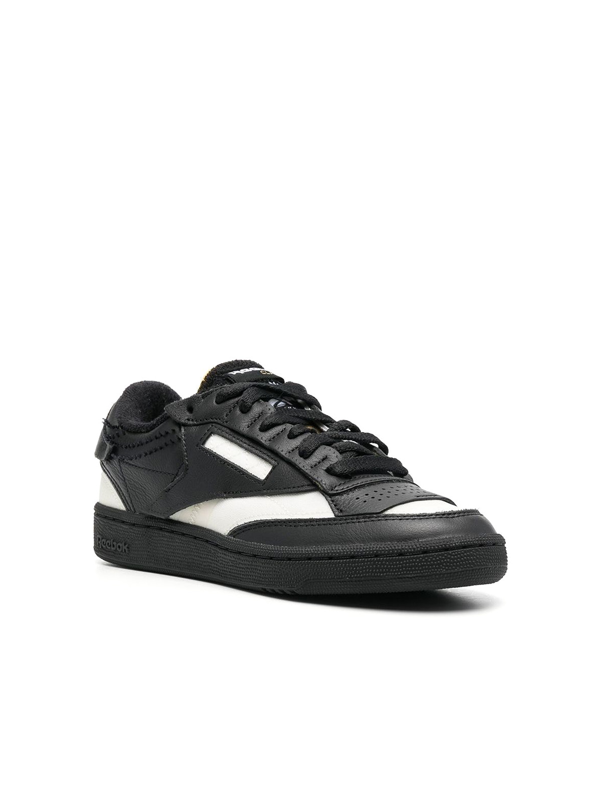 Shop Maison Margiela Leather Sneakers In Negro