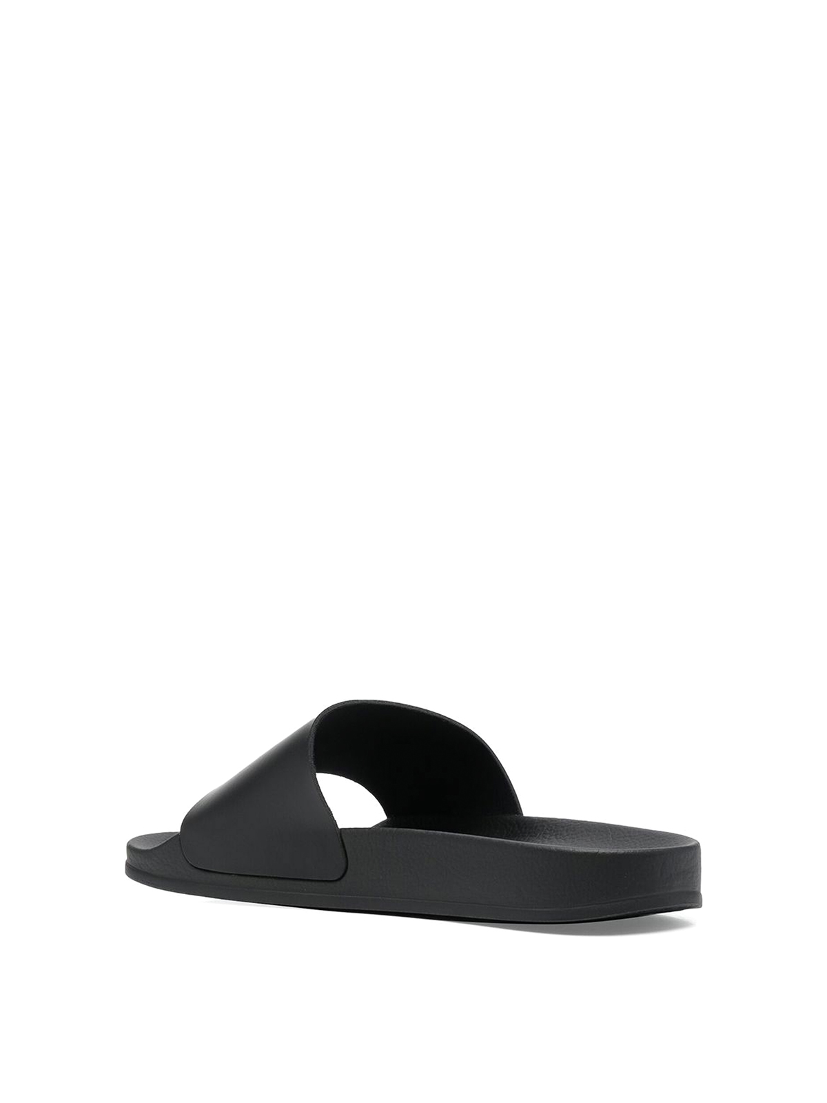 Off-White Logo-printed pool slides - Black