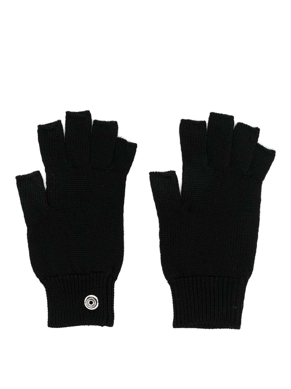 Ribbed-detail gloves