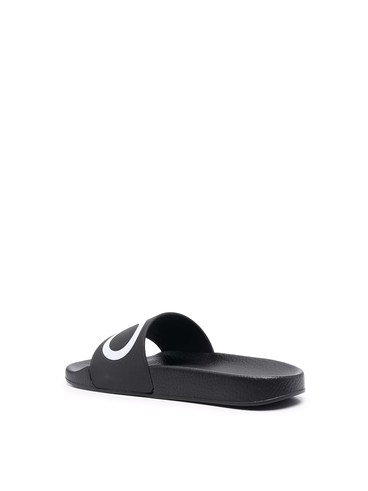 Shop Ferragamo Rubber Sandals In Negro