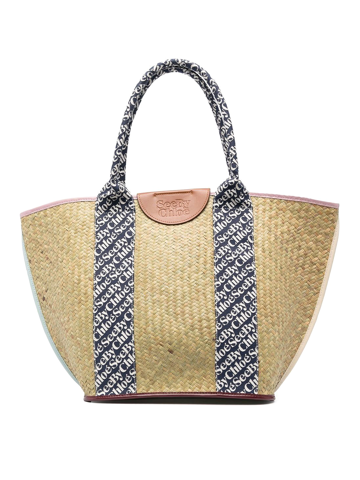 SEE BY CHLOÉ LOGO-PATCH TOTE