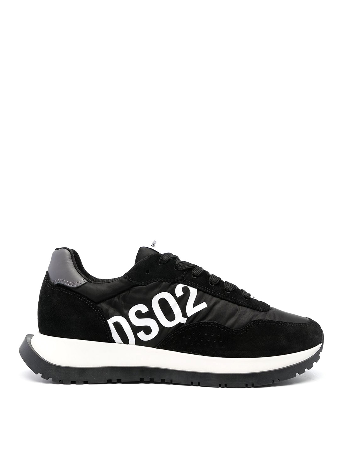Dsquared2 Dsq2-logo Low-top Sneakers In Black