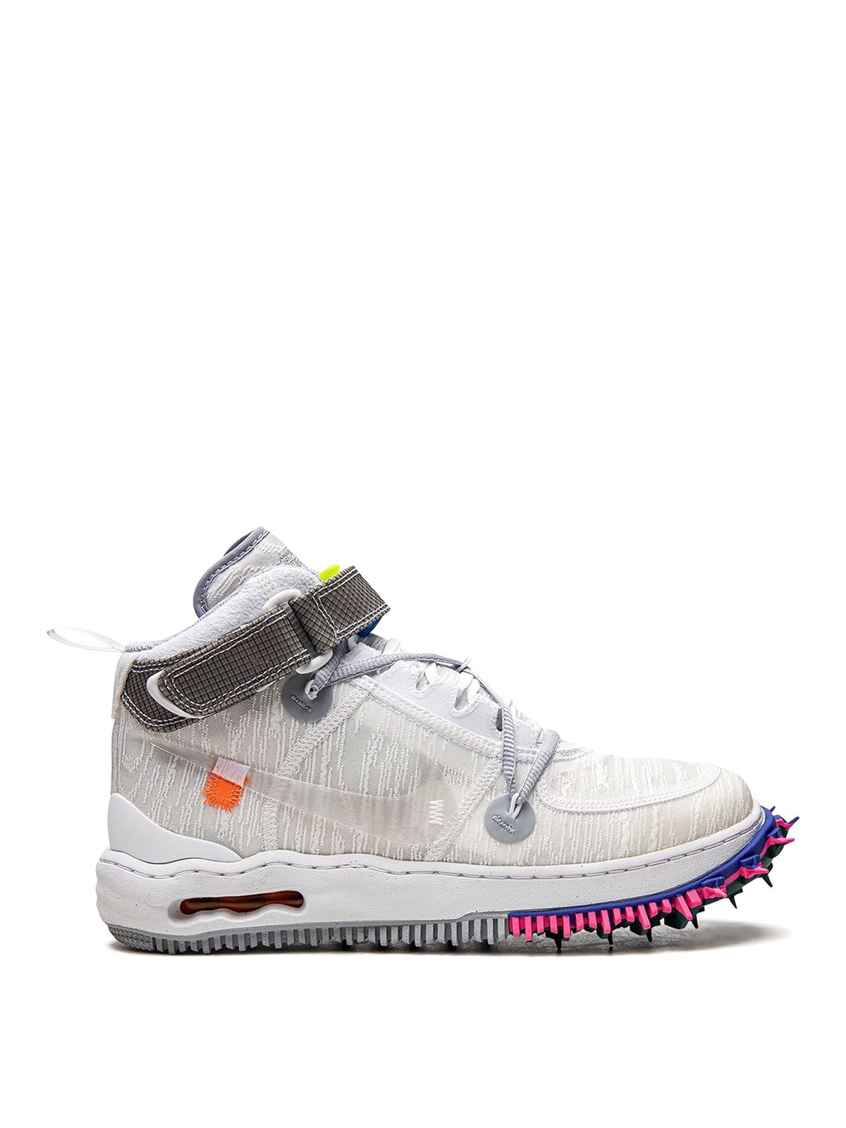 Off-White X Nike Debut Air Force 1 Mid Graffiti Sneaker - V Magazine