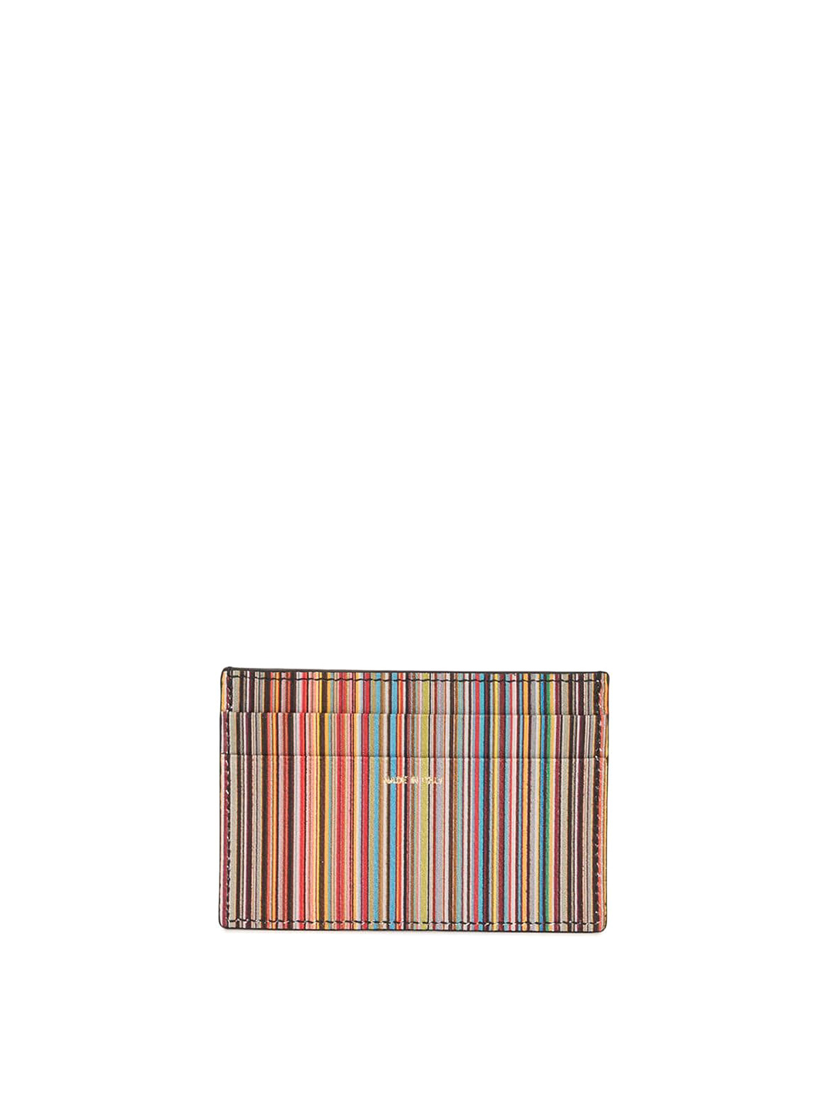 Shop Paul Smith Leather Cardholder In Black