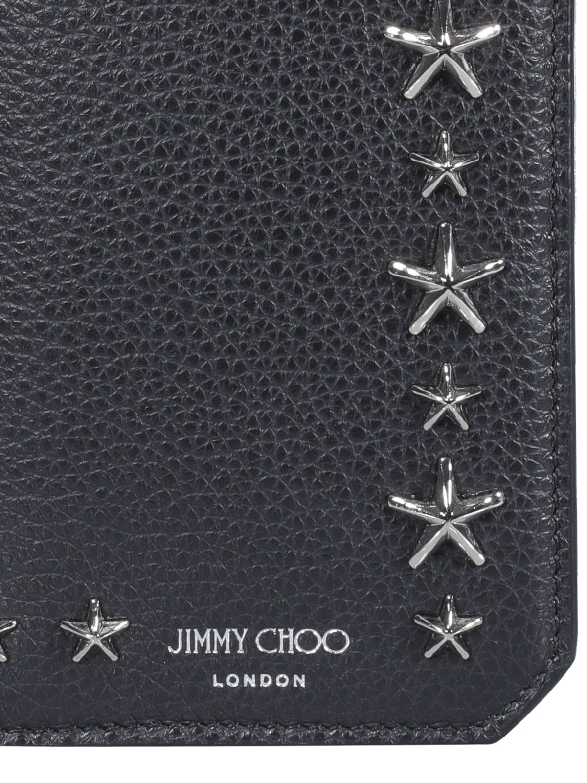JIMMY CHOO Cooper studded leather wallet