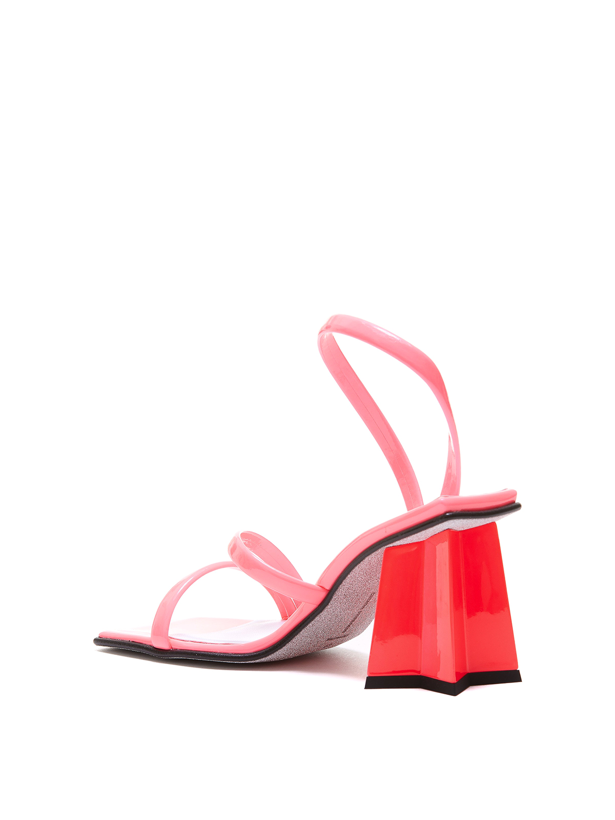 Shop Chiara Ferragni Andromeda Heeled Sandals In Rosado