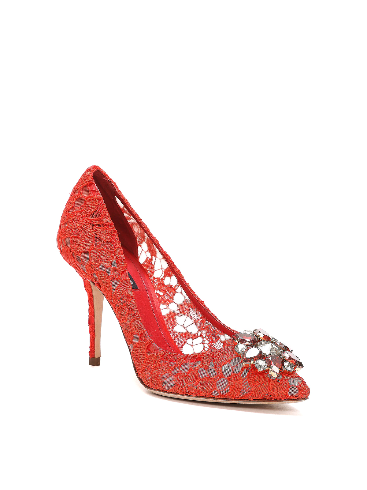 Shop Dolce & Gabbana Zapatos De Salón - Taormina In Rojo