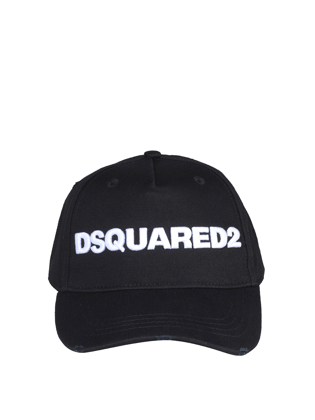 Dsquared2 Logo Embroidery Baseball Cap In Black
