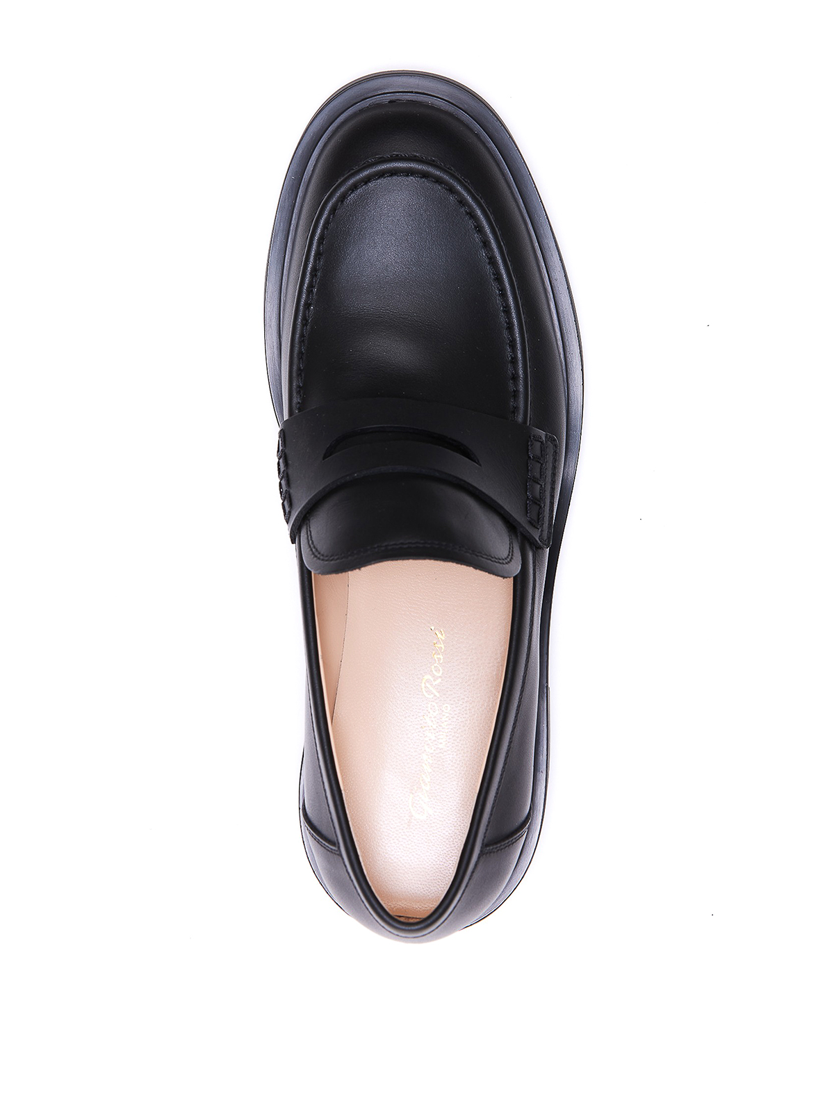 Gianvito Rossi ローファー - 黒|G2528320GOMCLNNERO | THEBS