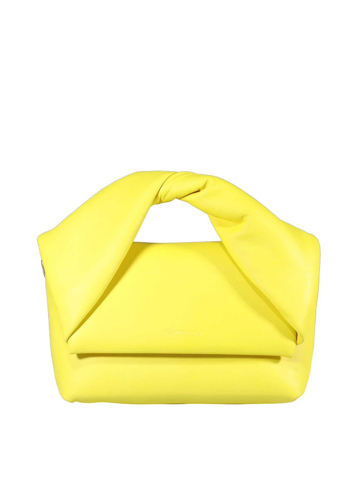 Jw Anderson Leather Tote In Yellow