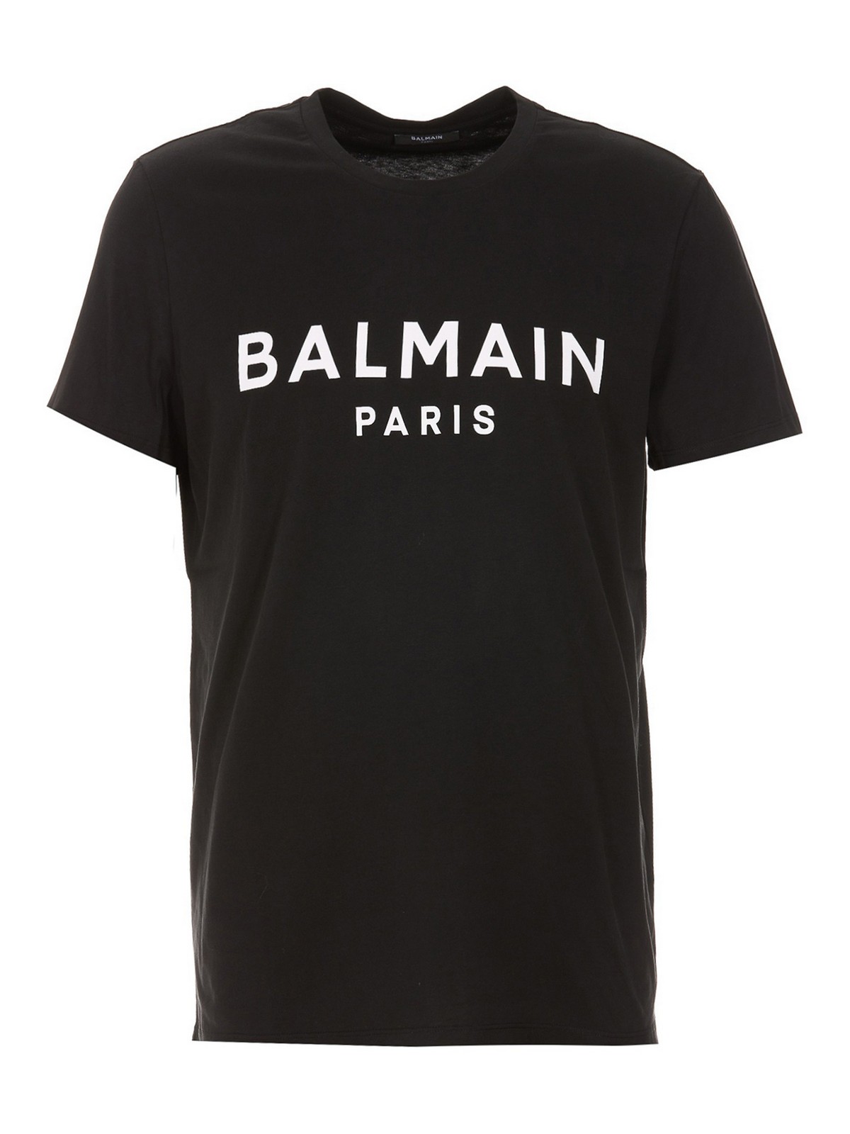 Balmain Front logo T-shirt - Black - Men|EF000BB65EAB
