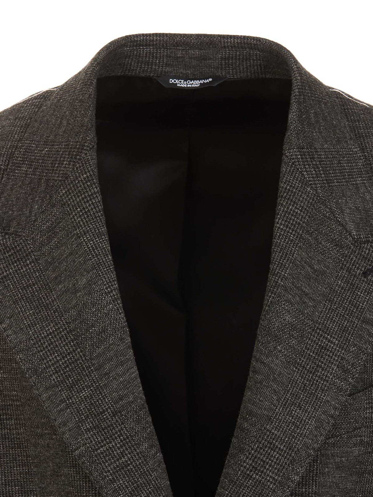 Shop Dolce & Gabbana Tech Fabric Blazer In Negro