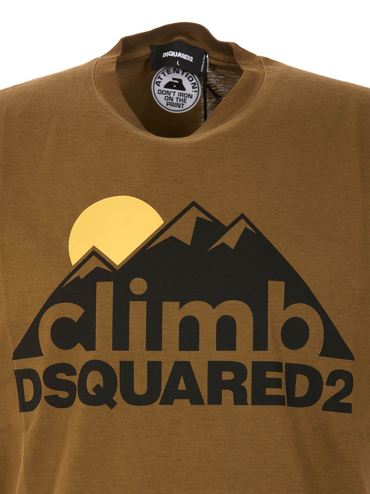 Shop Dsquared2 Logo T-shirt In Green