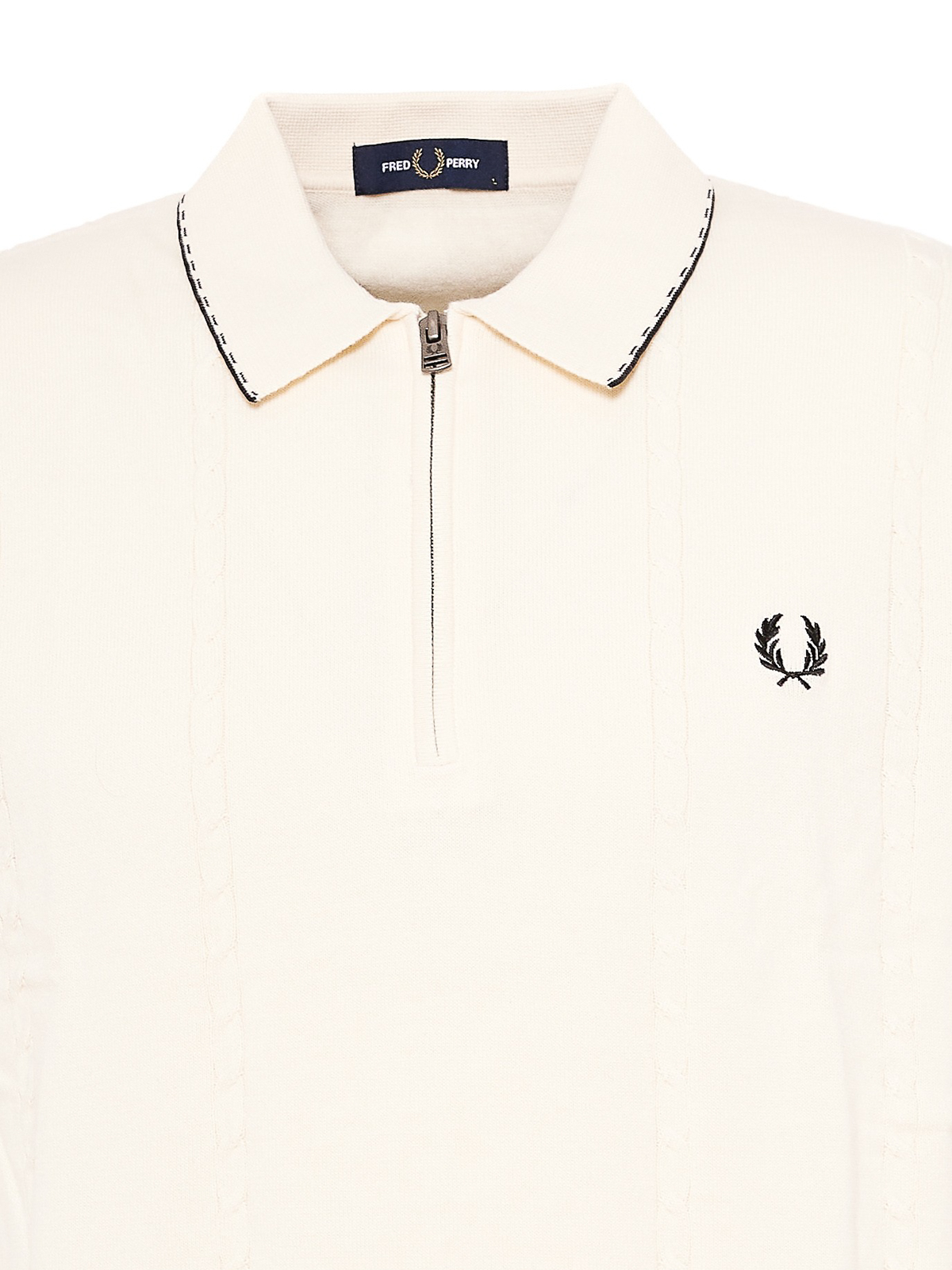 Fred Perry ポロシャツ - 白 - ホワイト|K3552560 | THEBS
