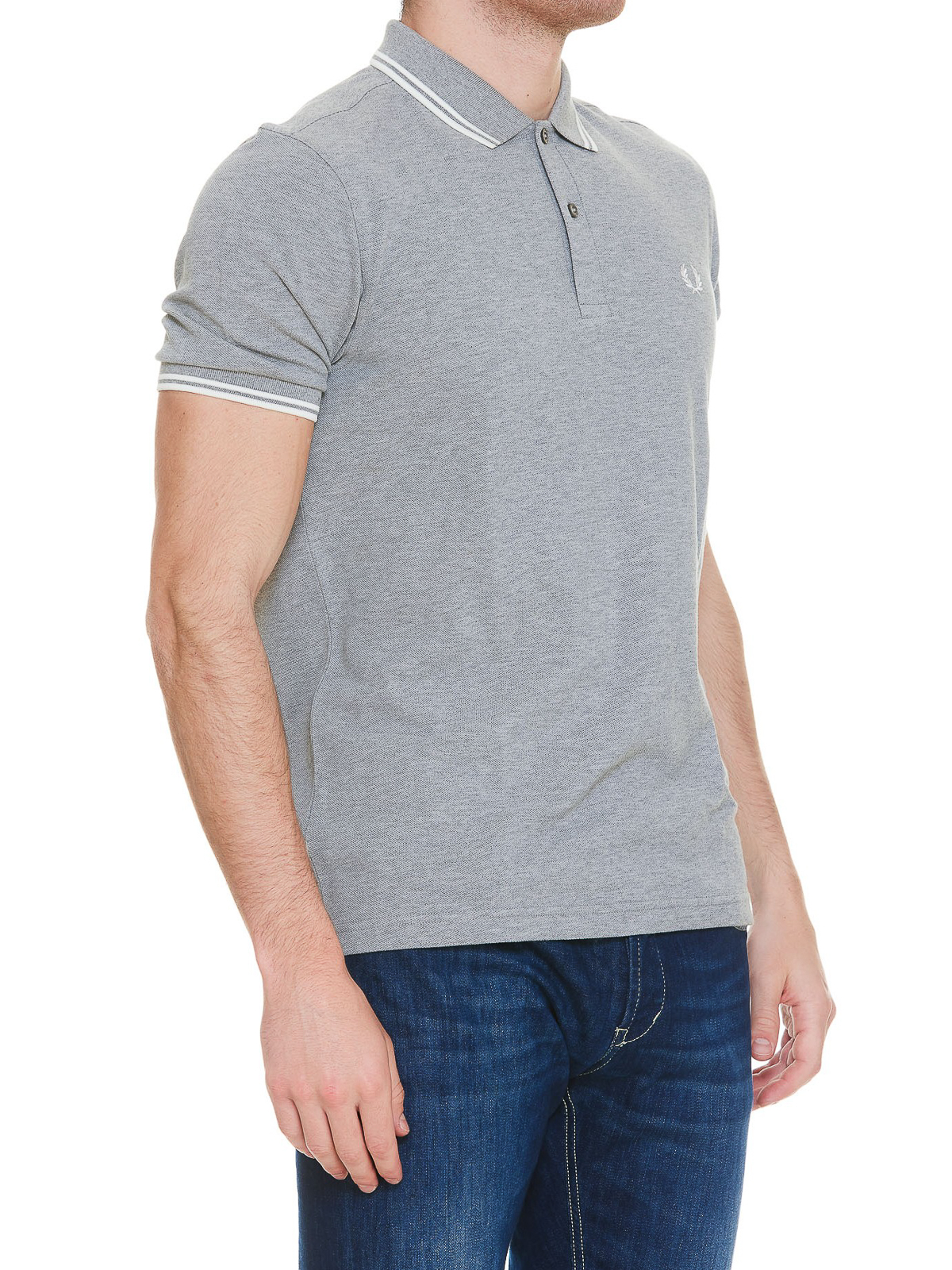 Fred Perry ポロシャツ - グレー - グレイ|M3600P48
