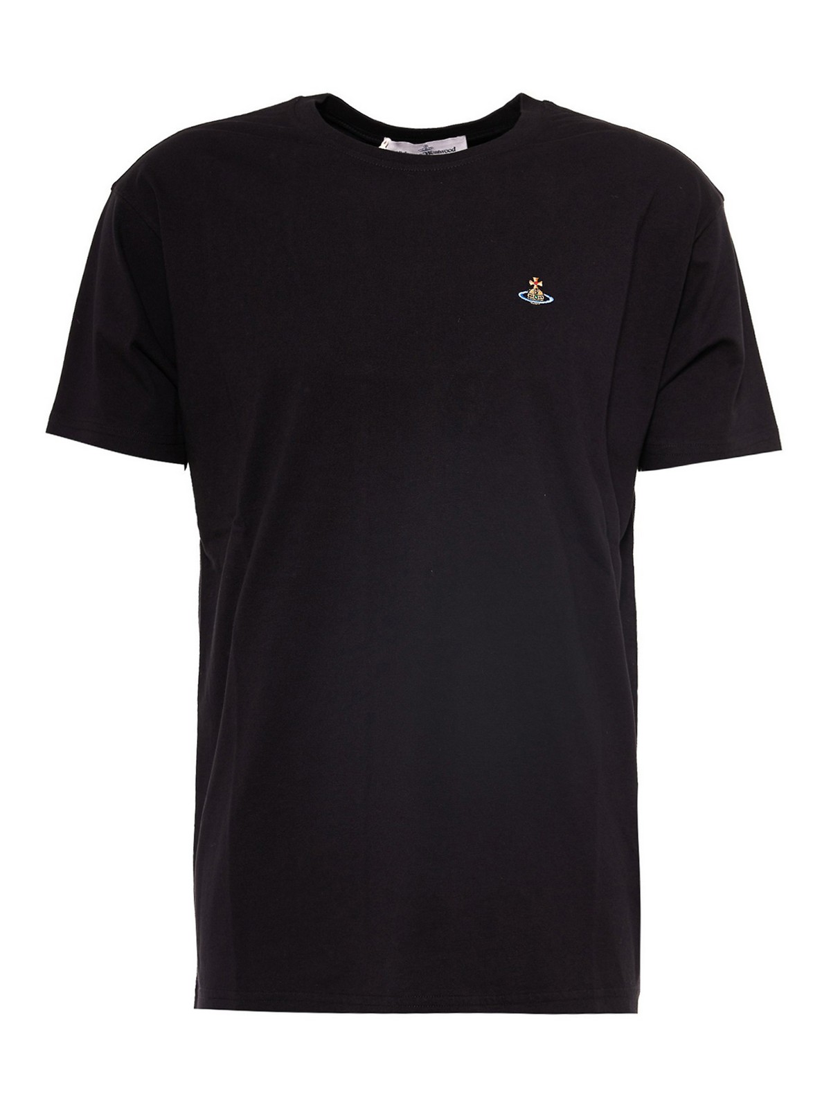 Vivienne Westwood Front Logo T-shirt In Black