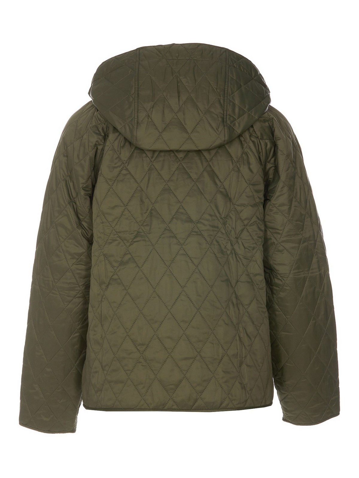 Shop Barbour Tech Fabric Puffer Jacket In Verde