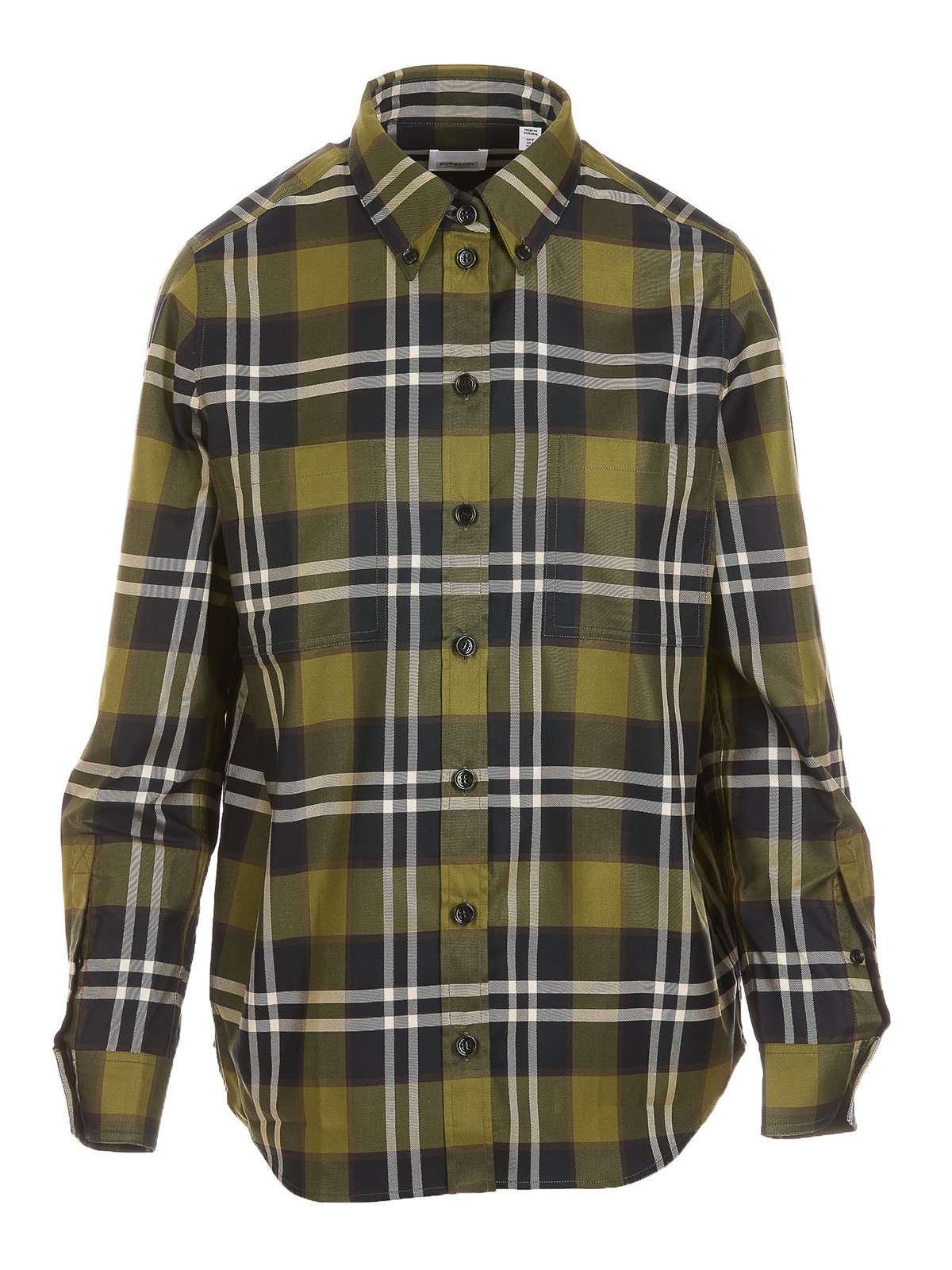 Camisa burberry verde best sale