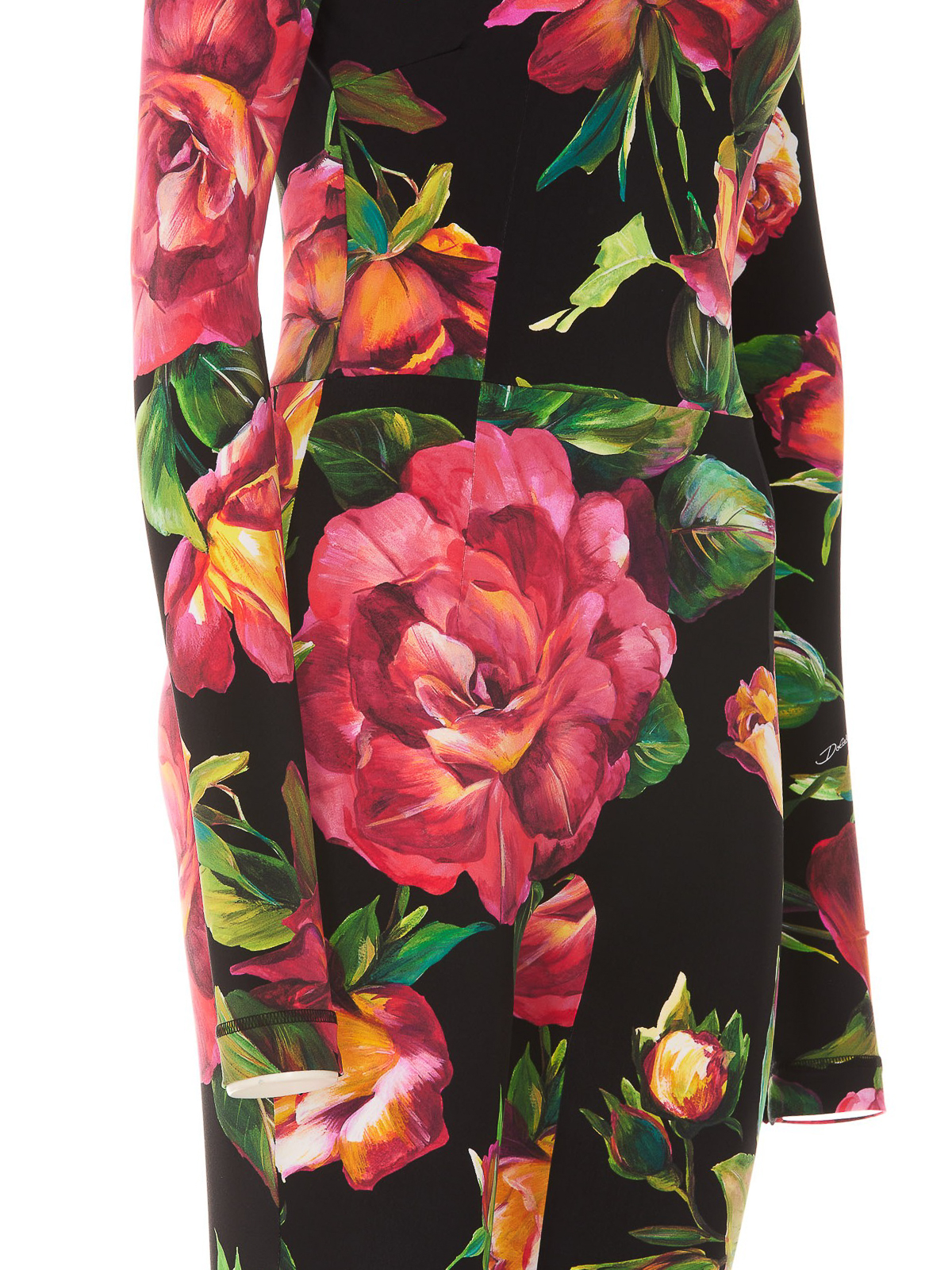 Dolce & Gabbana Floral printed jumpsuit - Black