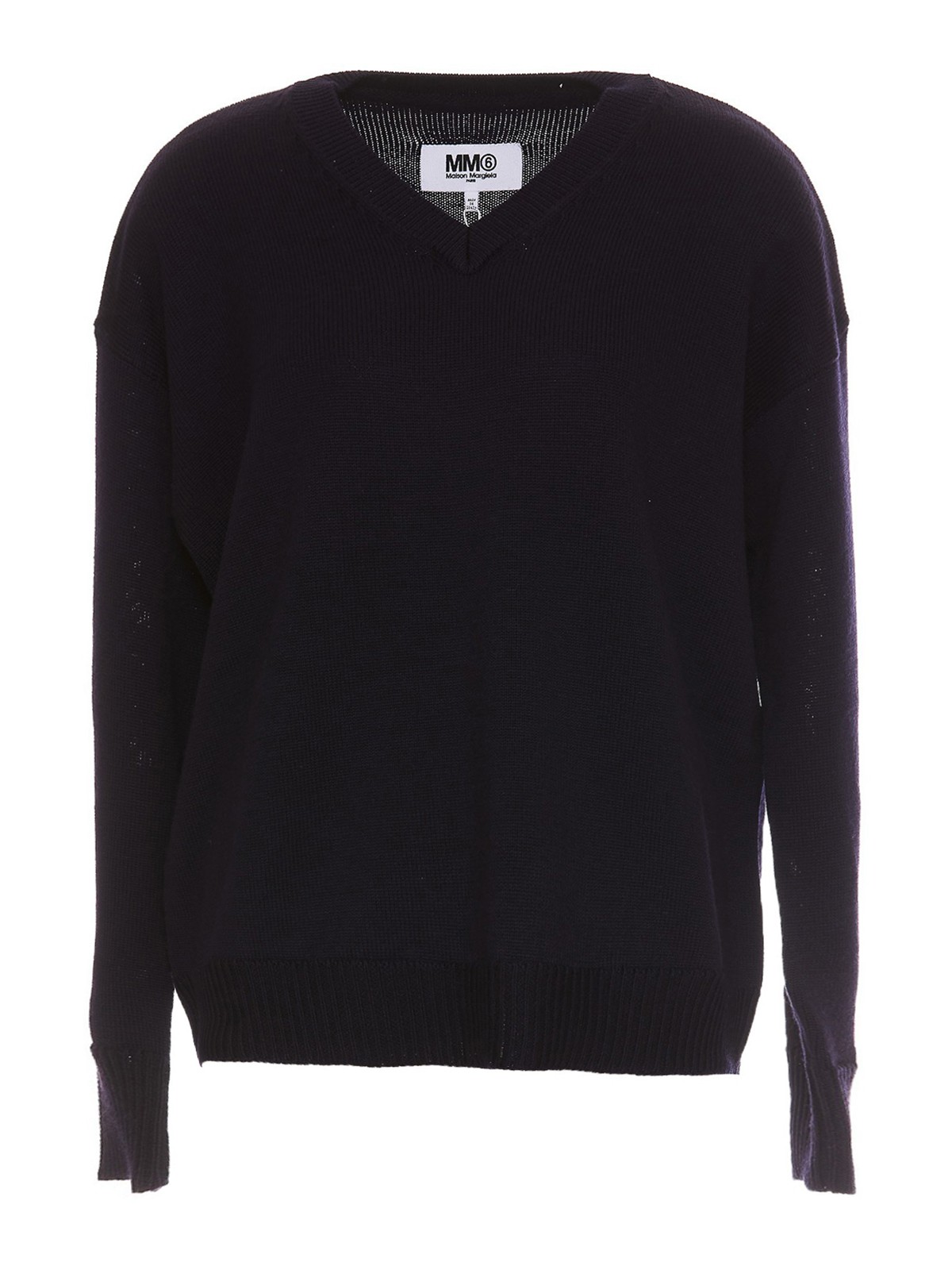 MM6 Maison Margiela Wool sweater - Black|S52HA0261S18054470F