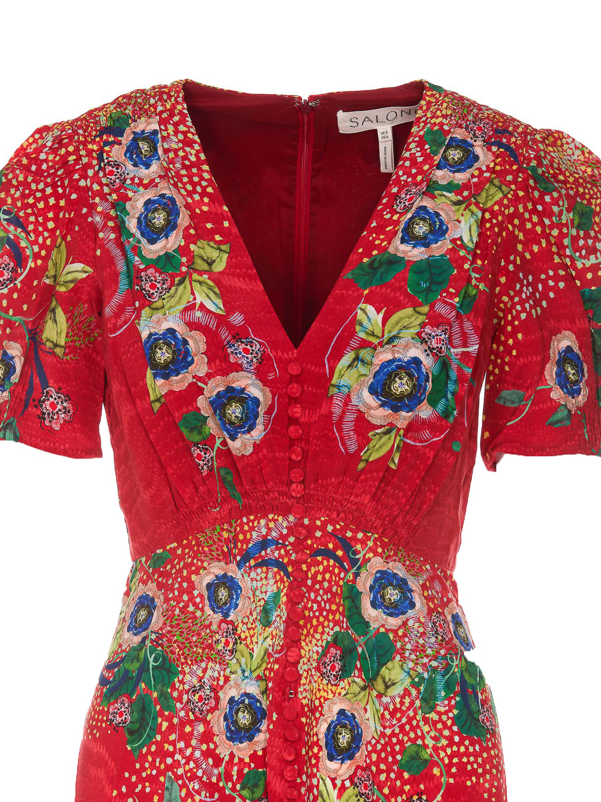 strapless open back dress Reformation main image 0