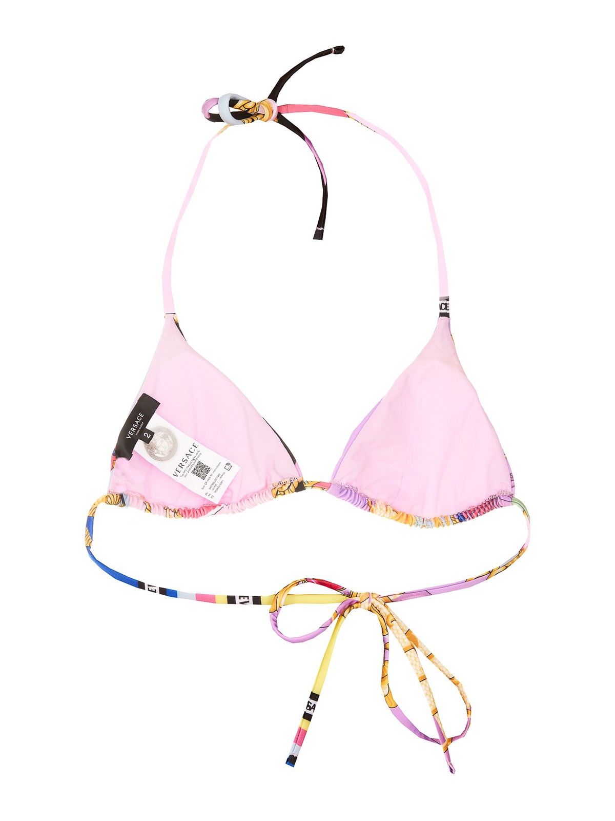 Versace Ventagli print bikini top - Women | 10014061A045225X000